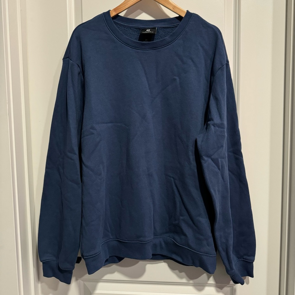 H&M Relaxed Fit Sweatshirt - Blue